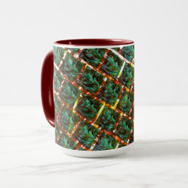 汚く錆びたグリルの下で マグカップ