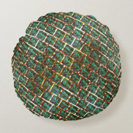 汚く錆びたグリルの下で ラウンドクッション