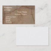 汚されたボール紙の名刺 名刺 (正面/裏面)