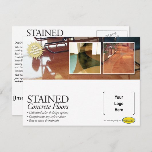 汚された具体的な郵便はがき ポストカード (正面/裏面)