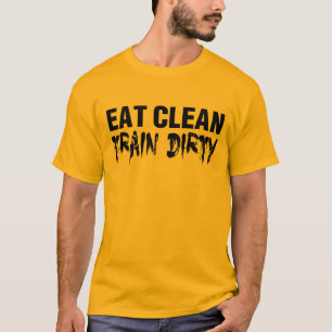 汚れたきれいな列車を食べて下さい Tシャツ