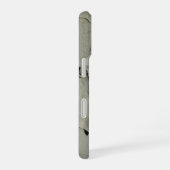 汚れたひび割れた剥がれたペンキ iPhone 16ケース (右側面)
