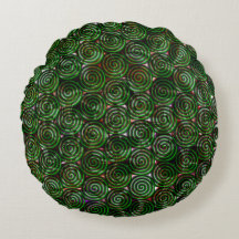 汚れたらせん状に透明な濃い緑の画像