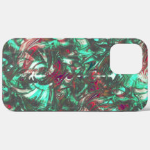 汚れたアクアマリンと赤、鈍い黒で汚れた