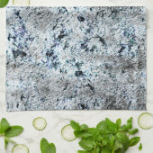 汚れたカーボン銀色の菌、非常に素朴なイメージ キッチンタオル (折り畳み)