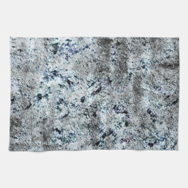 汚れたカーボン銀色の菌、非常に素朴なイメージ キッチンタオル