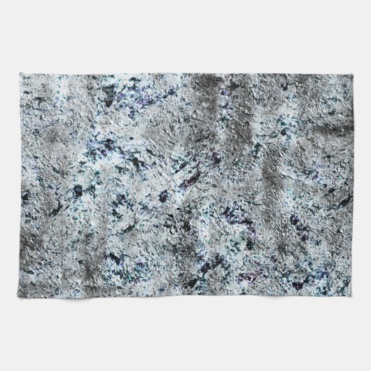 汚れたカーボン銀色の菌、非常に素朴なイメージ キッチンタオル (横)