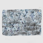汚れたカーボン銀色の菌、非常に素朴なイメージ ゴルフタオル (横)