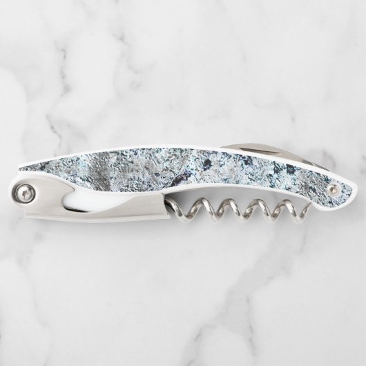 汚れたカーボン銀色の菌、非常に素朴なイメージ ソムリエナイフ (正面)