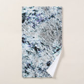 汚れたカーボン銀色の菌、非常に素朴なイメージ バスタオルセット (ハンドタオル)