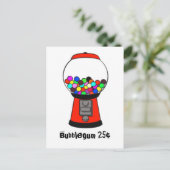 汚れたガンボール機はがき ポストカード (スタンド正面)