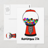 汚れたガンボール機はがき ポストカード (正面/裏面)