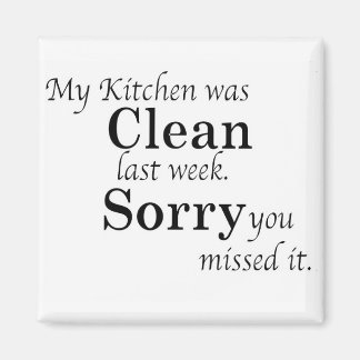 汚れたキッチン マグネット