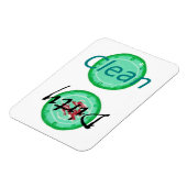 汚れたクリーンなグリーンプレート食洗機磁石 マグネット (左側)