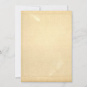 汚れたサンタのクリスマスのギフト交換オフィス 招待状 (裏面)