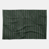 汚れたストライプ抽象デザイン キッチンタオル (横)