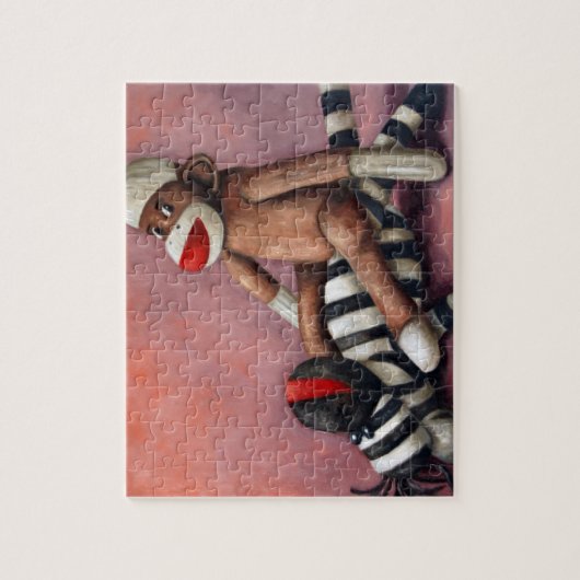 汚れたソックス3 ジグソーパズル (縦)