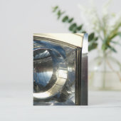 汚れたトラックのヘッドライト ポストカード (スタンド正面)