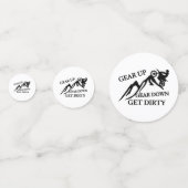 汚れたバイク コンフェッティ (正面)