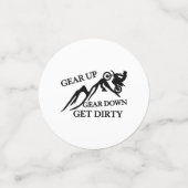 汚れたバイク コンフェッティ (スモール正面)