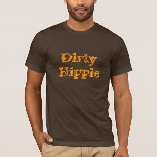 汚れたヒッピー Tシャツ (正面)