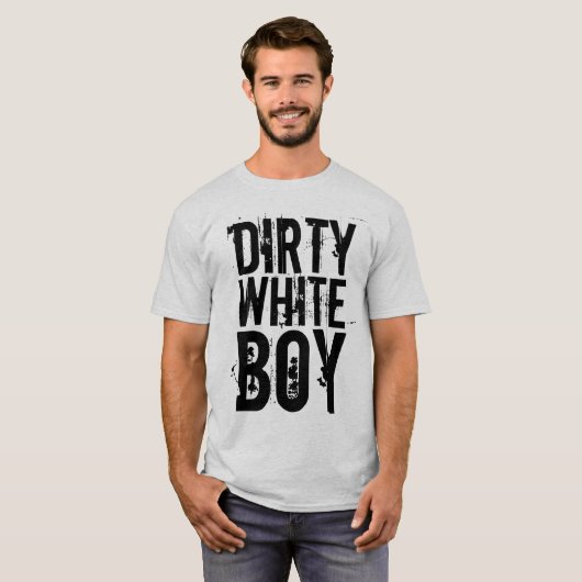 汚れたホワイトボーイ70s/80s Tシャツ (正面フル)