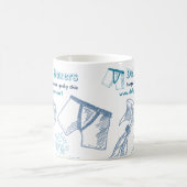 汚れたボクサーのマグ コーヒーマグカップ (中央)