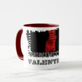 汚れたボーダー信号器のマグ マグカップ (正面左)