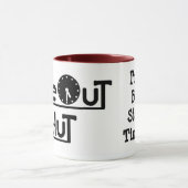 汚れたボーダー信号器のマグ マグカップ (中央)