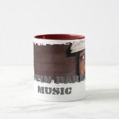 汚れたボーダー信号器のマグ マグカップ (中央)