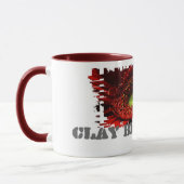 汚れたボーダー信号器のマグ マグカップ (左)