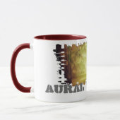 汚れたボーダー信号器のマグ マグカップ (左)