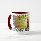 汚れたボーダー信号器のマグ マグカップ (正面左)