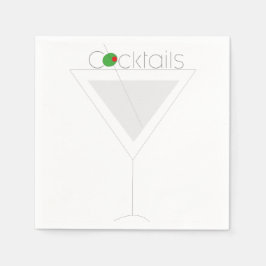 汚れたマリニ スタンダードカクテルナプキン