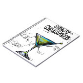 汚れたマルティーニのカクテルのレシピ ノートブック (左側)