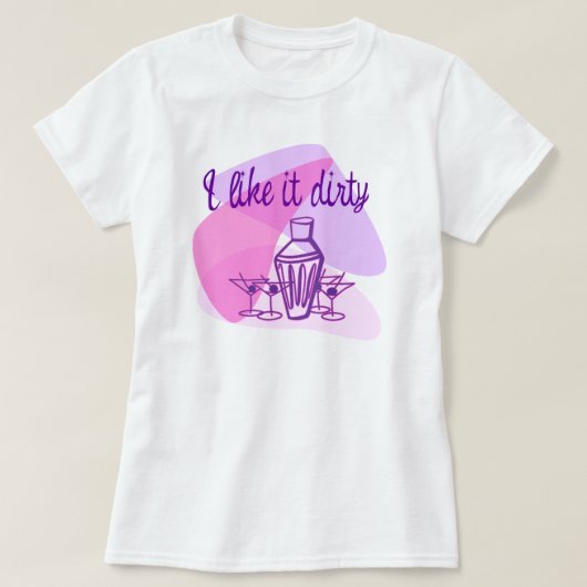 汚れたマルティーニ Tシャツ (デザイン正面)