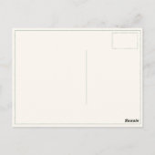 汚れたヴィンテージのスウェーデン国旗のポストカード ポストカード (裏面)