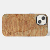 汚れた古いキャンバス iPhoneケース (裏面横)