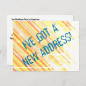 汚れた外観の新居ポストカード 案内ポストカード (正面/裏面)