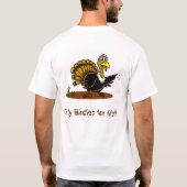 汚れた小鳥 Tシャツ (裏面)