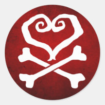 「汚れた愛」ハートとクロスボーン