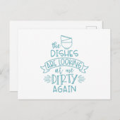 汚れた料理 ポストカード (正面/裏面)