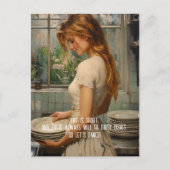 汚れた料理 ポストカード (正面)