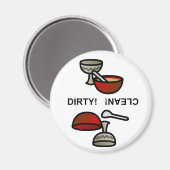 汚れた料理 マグネット (正面/裏面)