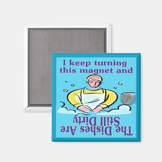 汚れた料理 マグネット (正面/裏面)