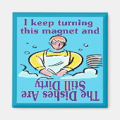 汚れた料理 マグネット (正面)