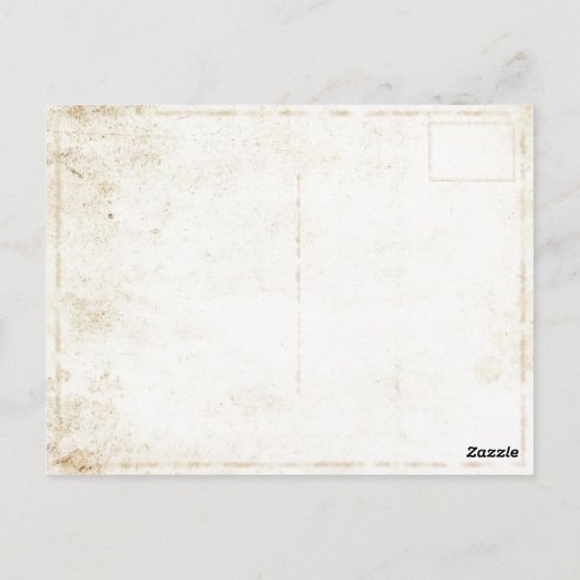 汚れた星条旗のヴィンテージ国旗のポストカード ポストカード (裏面)