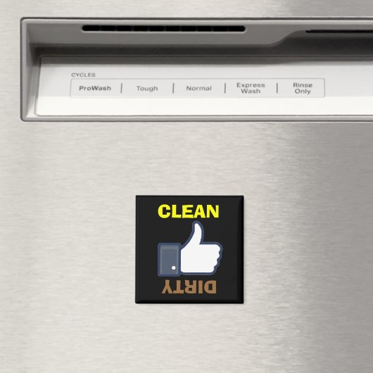 汚れた汚れた汚れた汚れた親指アップ/ダウン食洗機磁石 マグネット (インサイチュ (食洗機))