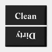 汚れた汚れた食洗機 マグネット (正面)