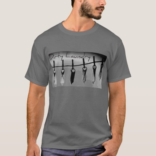 汚れた洗濯 Tシャツ (正面)